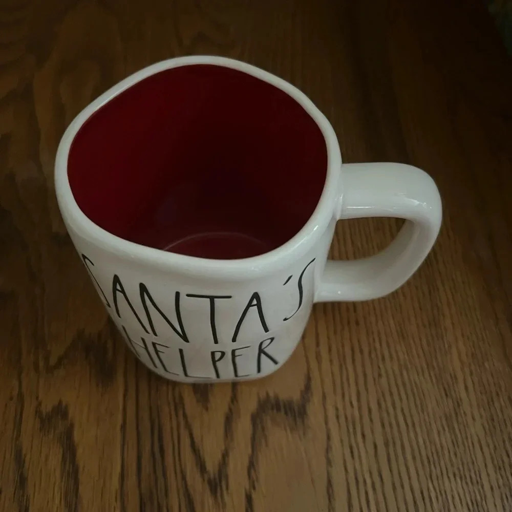 NWT Rae Dunn SANTA’S‎ HELPER Holiday Christmas Mug - Picture 4 of 5